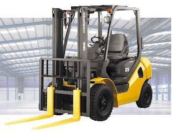 Вилочные автопогрузчики KOMATSU серии AX50, грузоподъемность 1-1,75 тонн  