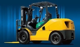 Вилочные автопогрузчики KOMATSU серии СХ50, грузоподъемность 4-5 тонн  